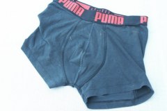 ZK2:  Onderbroek donker grijs, Rek met logo \'PUMA\'